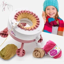 

Kids Handmade Wool Knitting Machine Cylinder Wool Loom Hand-knitted Scarf Sweater Hat Socks Tools Lazy Artifact Girls Toys Gift