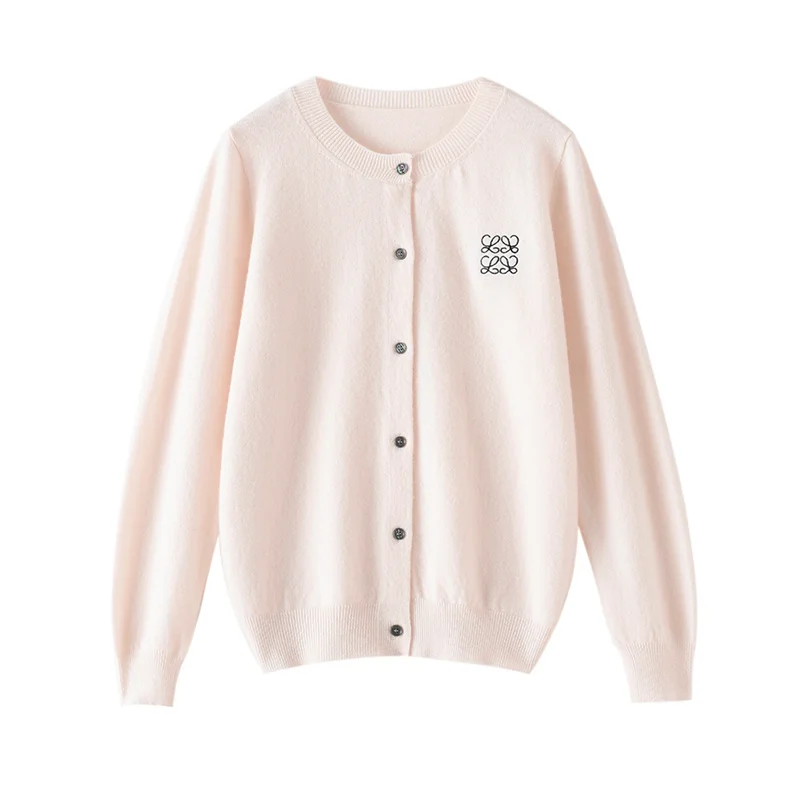 

2024 Spring Woolen Sweater Cardigan Korean Style Fashion