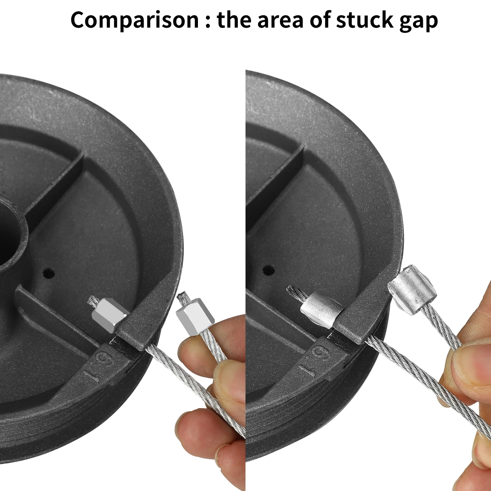 Câbles De Porte De Garage En Acier Galvanisé - 2 Pièces De 13.6 Pieds (4 M), Diamètre 3 Mm, Haute Résistance
