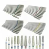 10pcs B Series Taper Shape Nail Diamond Drill Bit For Electric Manicure Machine Accessories  Mills Cutter Ce Passed 1