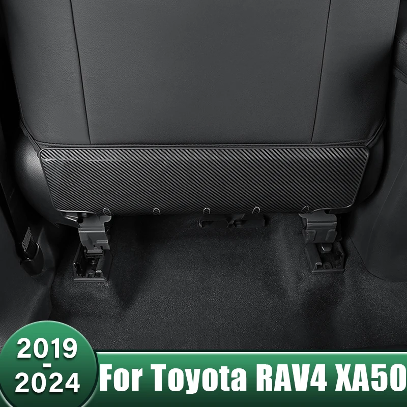 

Car Seat Back Anti Kick Pad Anti Dirty Mats Waterproof Cover For Toyota RAV4 XA50 2019 2020 2021 2022 2023 2024 RAV 4 Hybrid