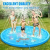 Hot New Children Play Spray Mat 100/170 cm Summer Cool Inflatable Spray Mat Play Cooling Mat Swimming Pool Outdoor Game Toys 2