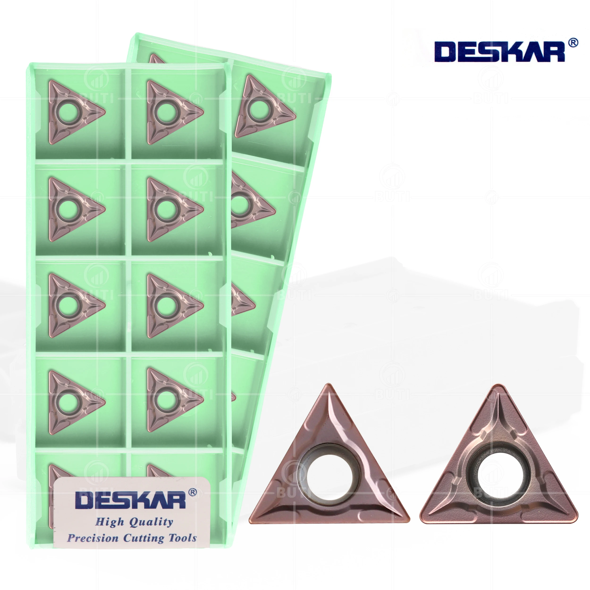 

DESKAR 100% Original TCMT16T304 TCMT16T308 LF6118 Lathe Carbide Insert Turning Tool Carbide Blade For Processing Stainless Steel