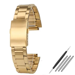 Premium All-Metal Case Mod Kit with Stainless Steel Bezel & Waterproof Ring (Gold G192)