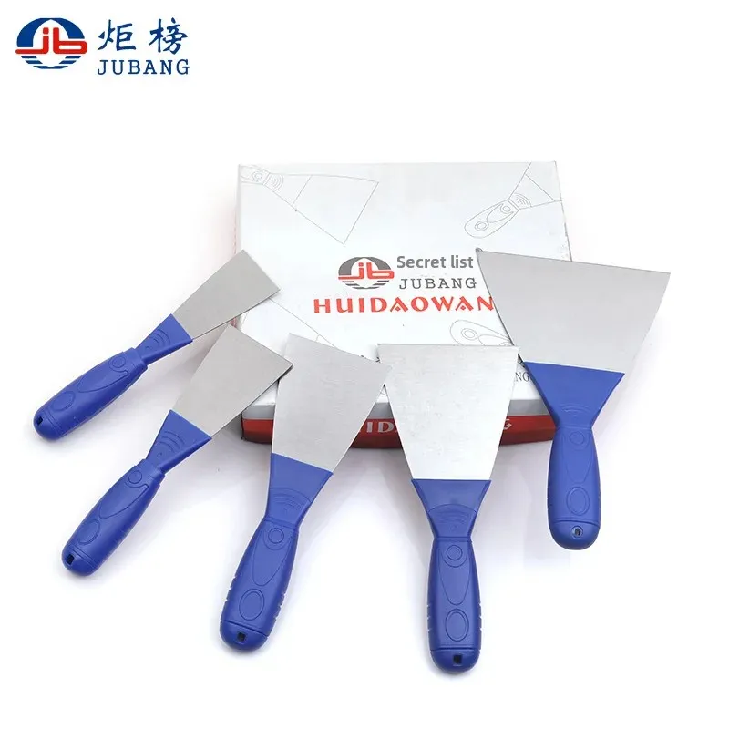New Model High Carbon Steel Oil Grey Scraper Trowel Paint Work Cleaning Shovel Grey Exfoliating Clay Knife Finishing Tools