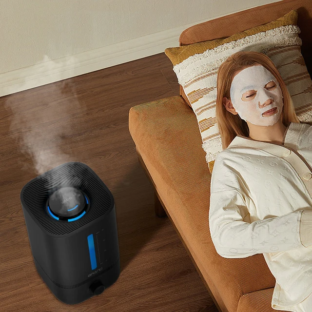 4L Large Capacity Air Humidifier Mute Large Spray Volum Diffuser Ultrasonic Digital Display Replenishment Humidifier Home Decor 4