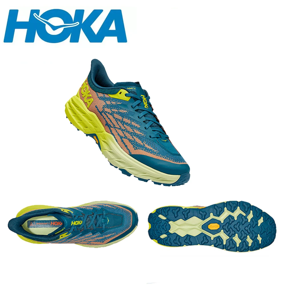 Hoka Mannen Trail Hardloopschoenen Speedgoat 5 All-Terrain Off-Road Trekkingschoenen Ultralichte Anti-Slip Outdoor Road Sneakers Heren