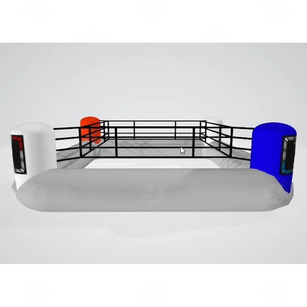 Ultimate Challenge Boxing Game Durable Material Safe Play Zone Inflatable Boxing Ring For All Ages