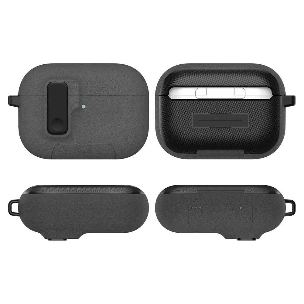 Luxury Shockproof Protective Earphone Case with Hook