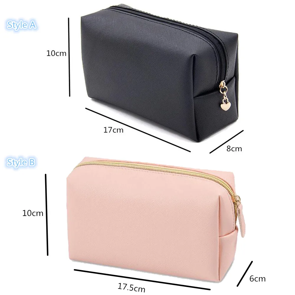 Cosmetic Bag Toiletry Bag Makeup Bag Cosmetic Case Personalized Embroidery PU Leather Travel Cosmetic Pouch for Women