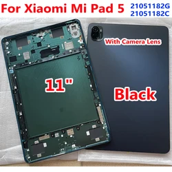 11.0 - Inch Back Panel Battery Cover Door Housing for Tablet - Premium Quality with Adhesive (Black Wifi  Version)