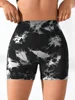 FITTOO Women V Back Shorts Cross High Waist Scrunch Butt Booty Leggings Workout Athletic Gym Cargo Bottoms Sexy Female Clothing 3