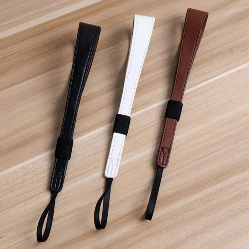 Premium Leather Camera Wrist Strap and Hand Grip Wristband