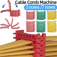 Cat 5 Cat 6 Network Cable Comb Machine Network Cable Bundle Wire Comb for Data Center Server Rooms and Machine 1
