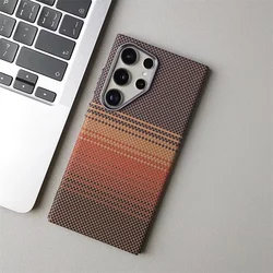MagSafe - Compatible Carbon Fiber Wireless Charging Case with Alloy Lens Cover - Galaxy S23 Plus (TXW - 1)