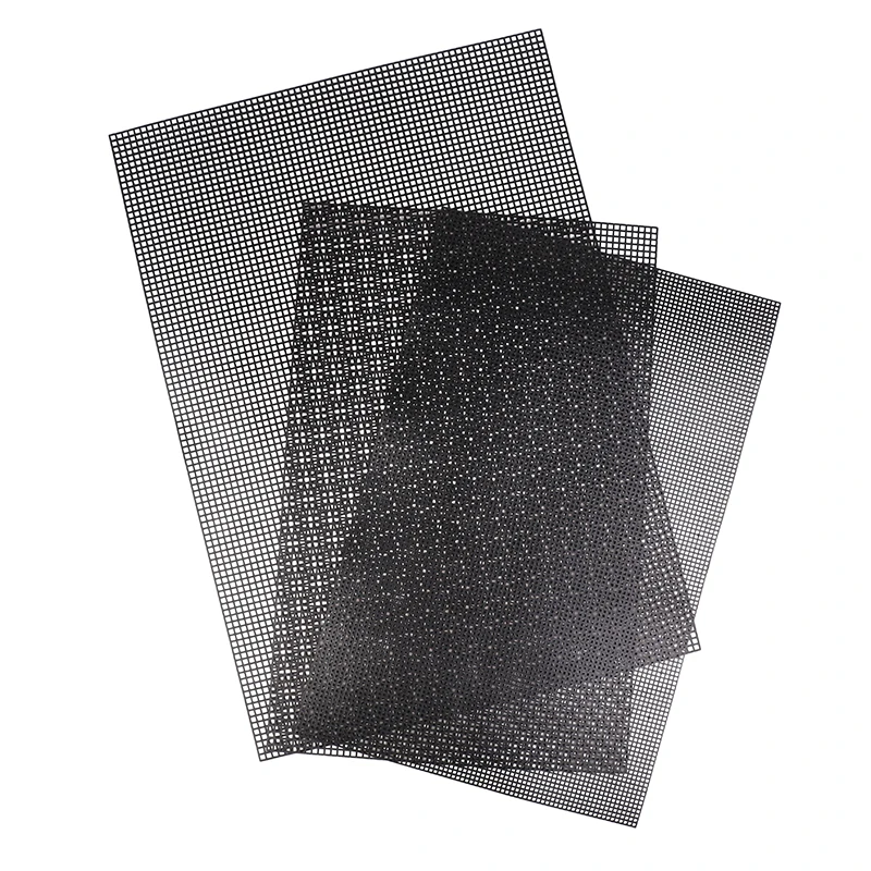 Handcraft Latch Hook Bags Made Plastic Grid Hook Crafts Accessory Plastic Mesh Cloth For Bag Rug Thread Hook Craft Supplies