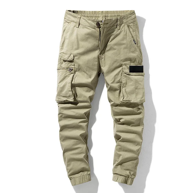 Multi-Pocket 23SS Workwear Military Retro Loose Pants Trendy High Quality Classic Compass Armband Embroidered Men Pant