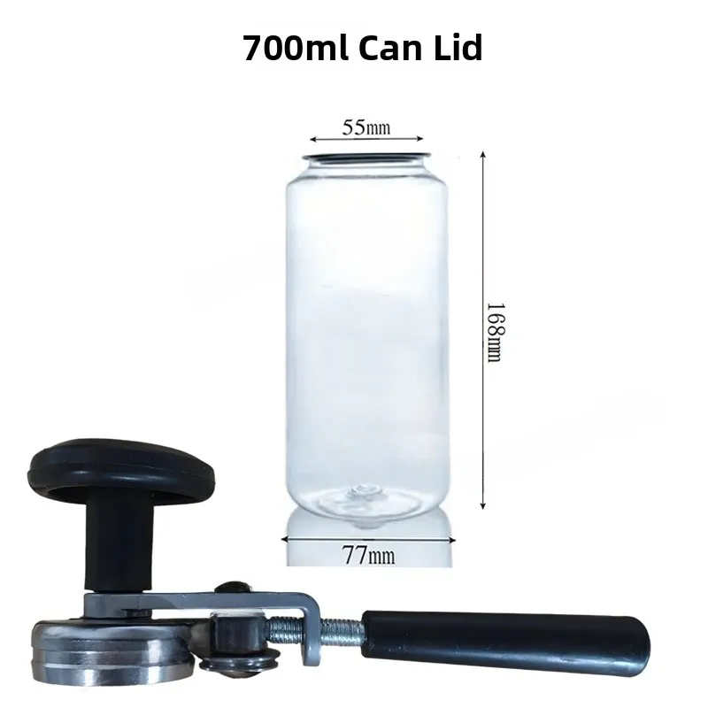Máquina Manual de Selagem de Latas, Seladora de Latas Plásticas Pequenas, Ferramenta de Cozinha Não Auática, Abridor de La... 13