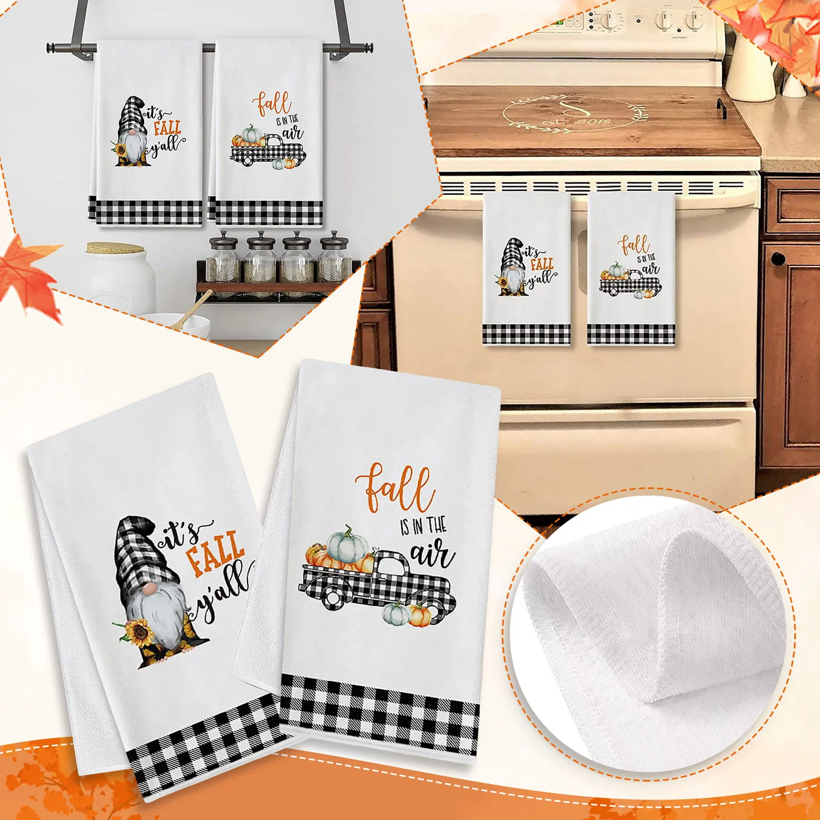 https://ae01.alicdn.com/kf/S876c701e7e2349939f399949fe40a646G/2PCS-Welcome-Fall-Kitchen-Welcome-Hand-Towels-Rag-Maple-Leaves-Pumkin-Gnomes-Flowers-Dishcloth-Home-Decor.jpg