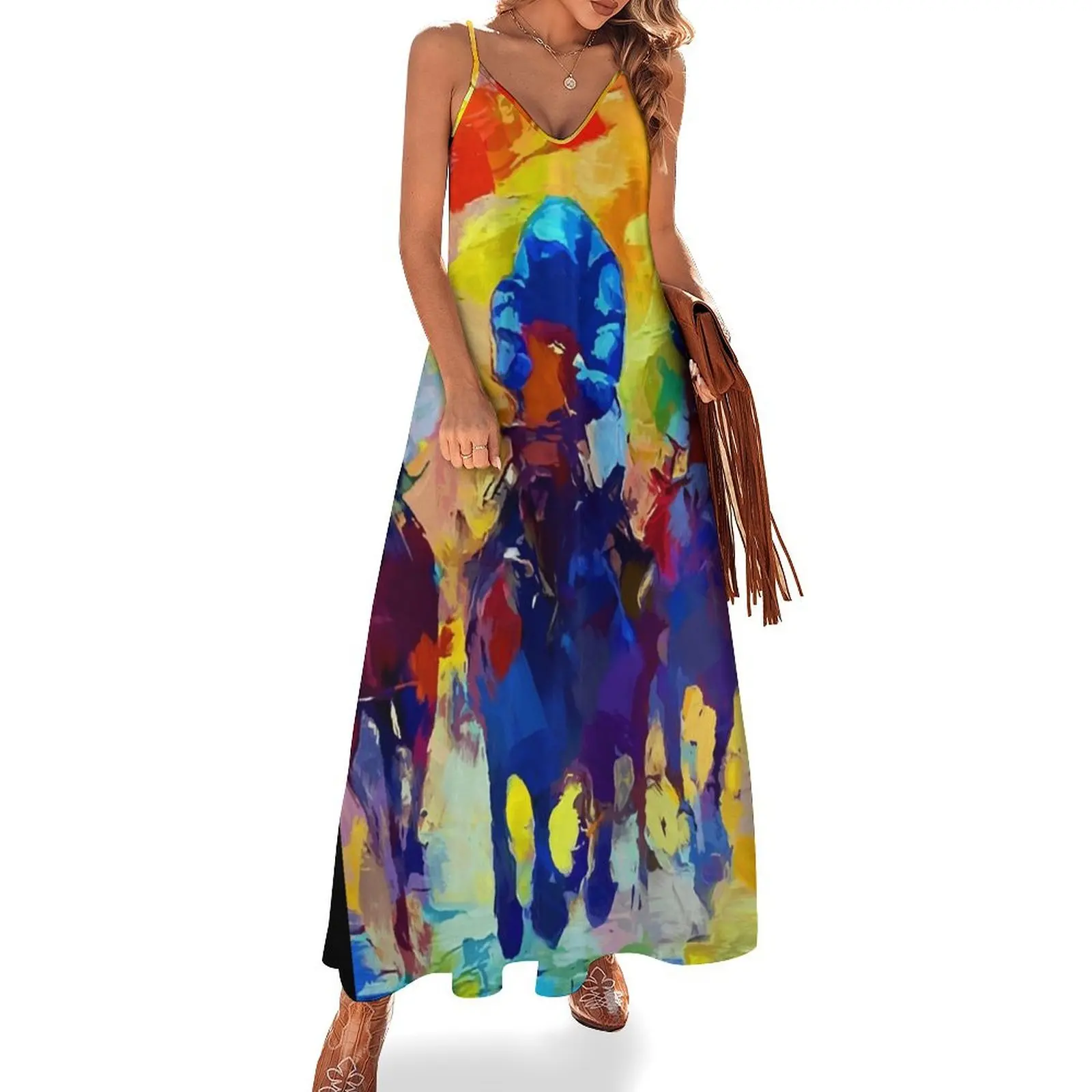 

Horse Racing Sleeveless Dress dresses summer elegant party dress for women 2024
