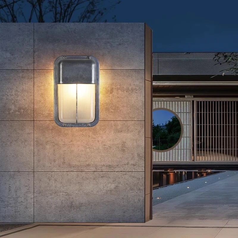 Outdoor Retro LED Wall Lamp Image 22
