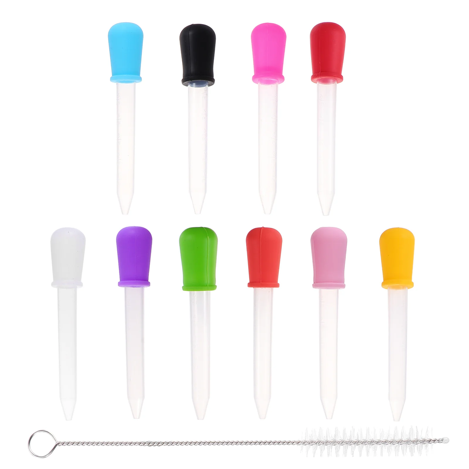 Set/10pcs Spuit Pipettes Portable Useful Graduated Droppers Calibrated Dropper Medicine Feeder Liquid Dispenser for Essential