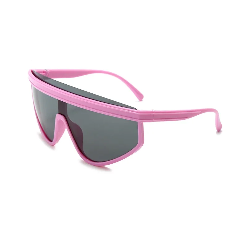Integrated Goggles Children's Sunglasses Fashion Retro Boys Girls Brand Design Eyewear Baby UV Protection Kids Sun Glasses
