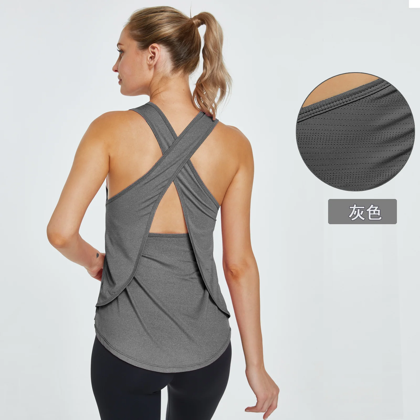 Mujeres Lindas Tops De Yoga Camisetas Sin Mangas De Entrenamiento Ropa  Deportiva Corta Racerback Corte Láser Camisetas Sin Mangas Para Correr  Camisas Deportivas Pista Chaqueta Corta De Yoga Con Cremallera De 15,6