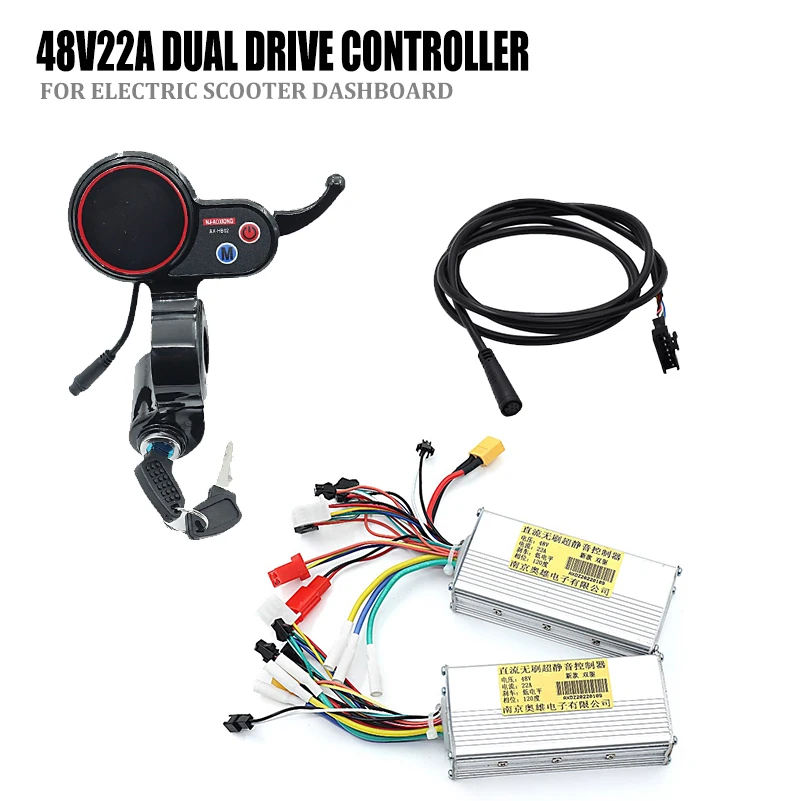 NJAX-T-Throttle-With-Key-Switch-48V-25A-Dual-Drive-Controller-with ...
