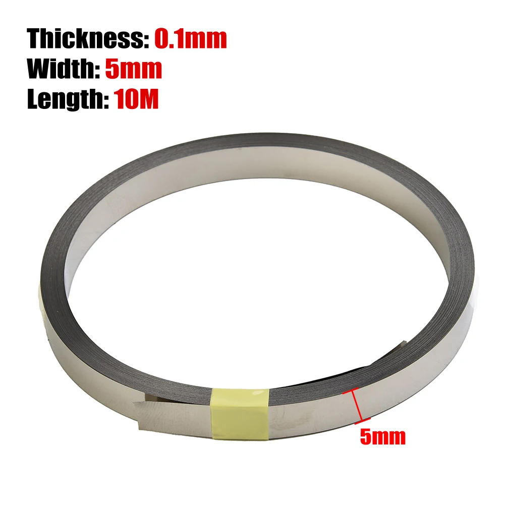 

1pc Li-ion Battery Nickel Sheet 1Roll 10m Strip Spot Welding Machine Battery Welder Power Tools Replacement Accessories