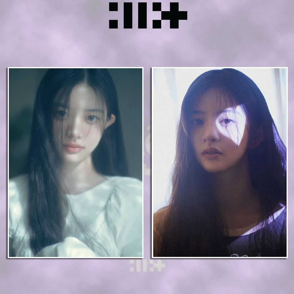 KPOP ILLIT Super Real Me 2Pcs HD Poster YUNAH MINJU MOKA WONHEE
