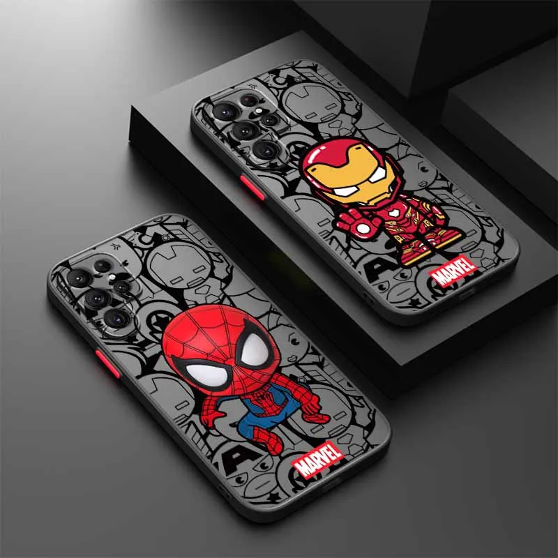 Superhero Spider-Man Frosted Translucent Phone Case