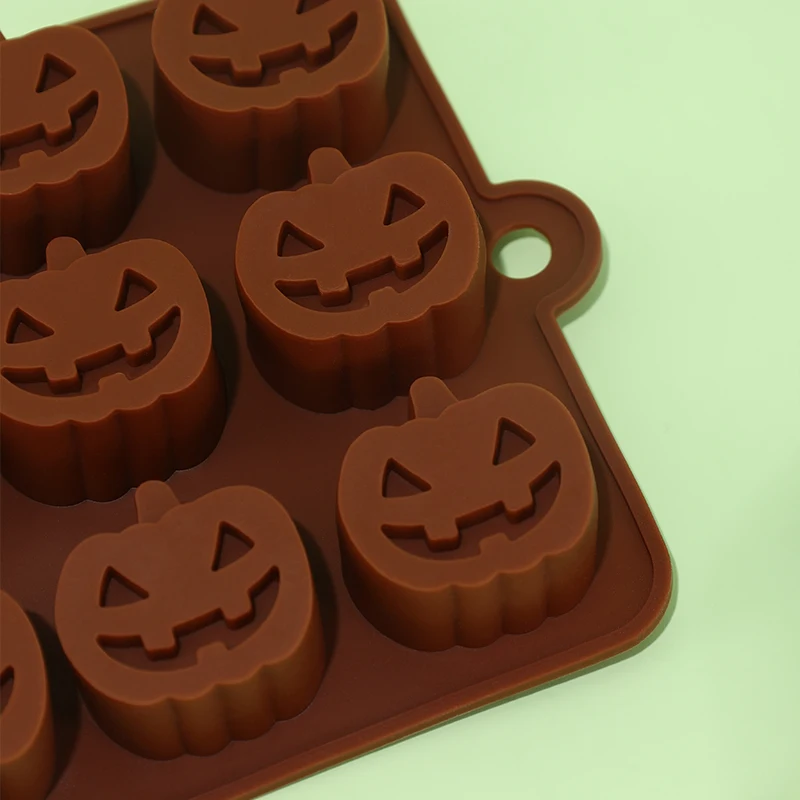 1pc Silicone Chocolate Molds Diy Halloween Pumpkin Cake Decor Baking Mold