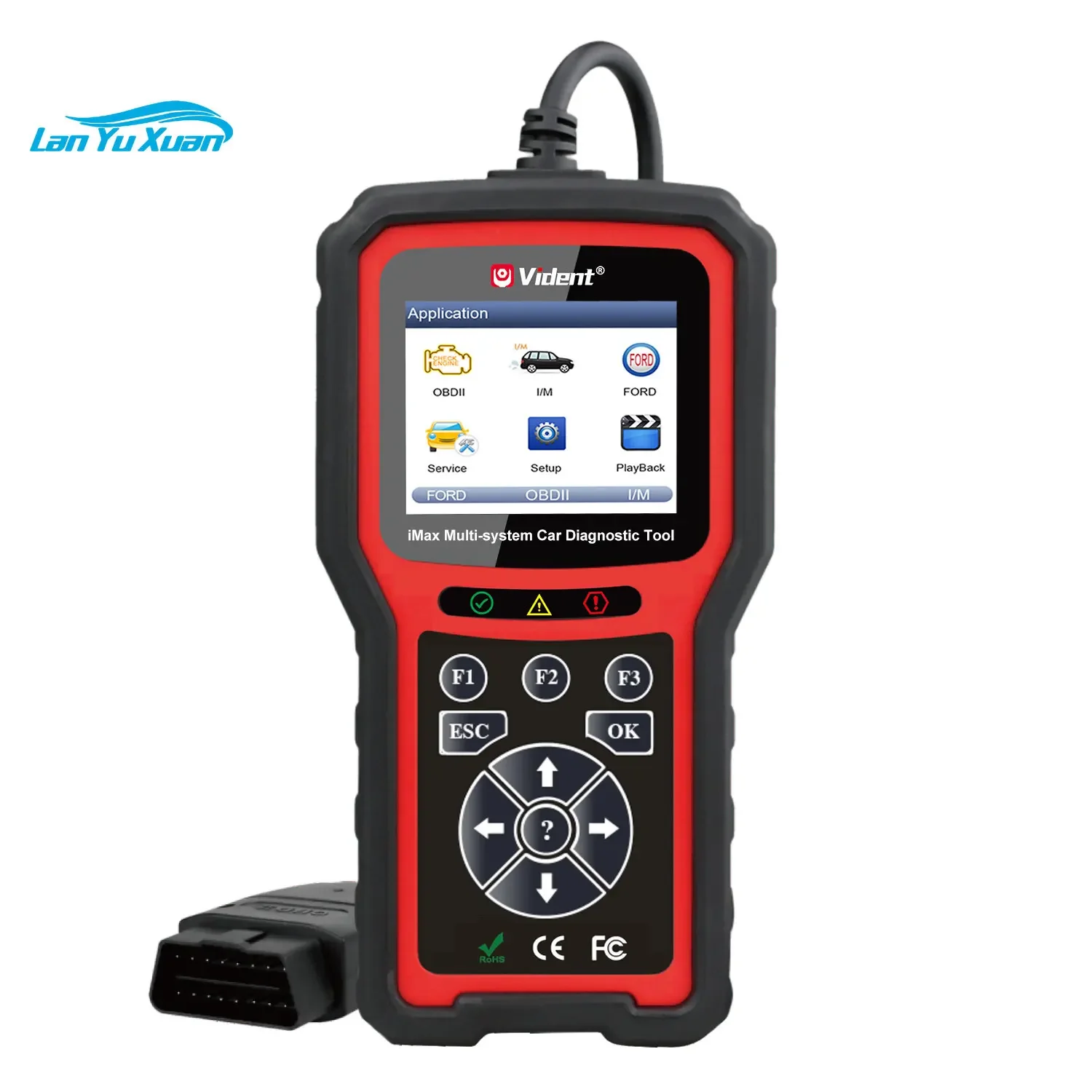 VIDENT iMax4306 Advanced OBDII Scanner All System Auto Diagnostic Tool Passenger Car For Ford