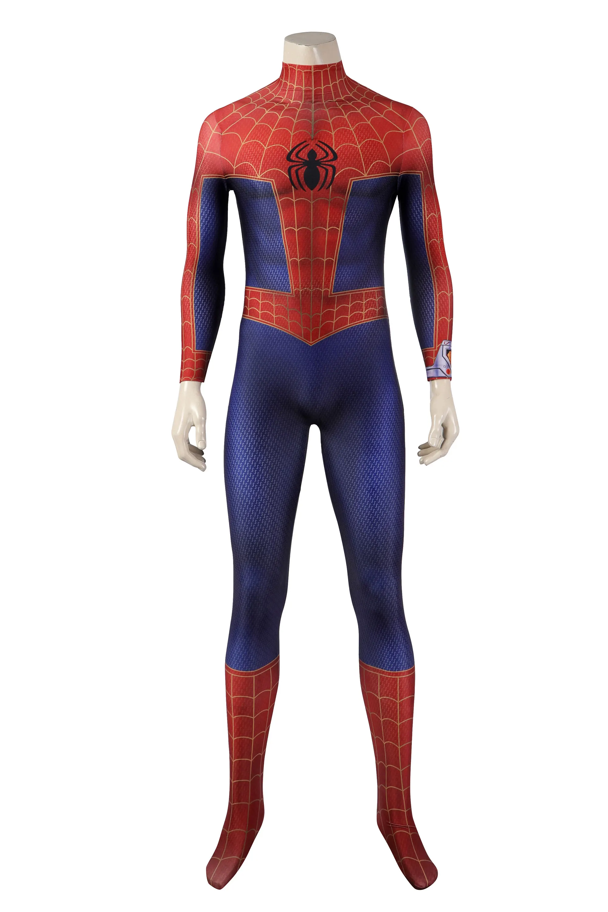 Spider-Man Across the Spider-Verse-Inspired Spandex Bodysuit Cosplay Costume for Adults and Kids