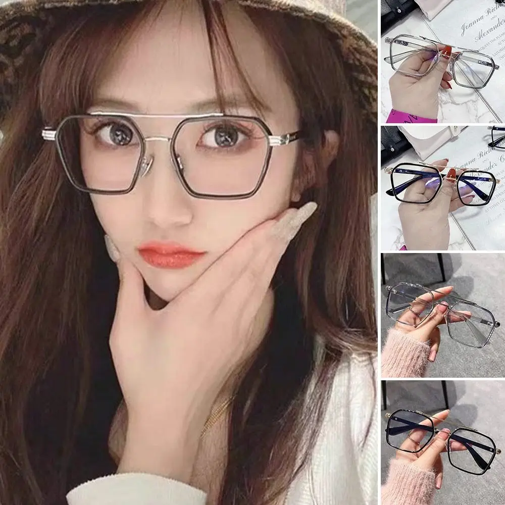 

Eye Protection Anti-Blue Light Glasses Blue Ray Blocking Metal Computer Goggles Ultralight Optical Spectacle Eyeglass