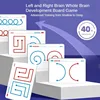 Kids 20pcs Left Right Brain Development Toy Whole Brain Thinking Training Educational Motor Training Aids Puzzle Color Shape Toy 4