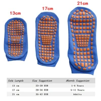10 paires enfants adultes chaussettes antidérapantes Parent-enfant Trampoline chaussette coton enfants chaussettes sport garçons filles extérieur bébé chaussettes 5