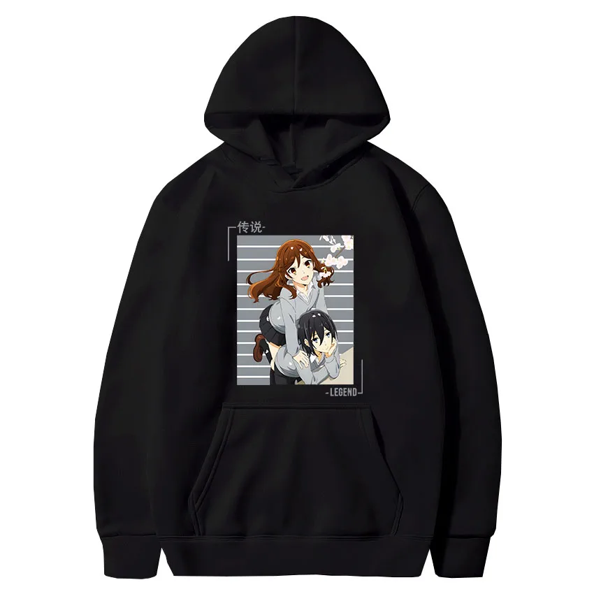 

Anime Horimiya Hori San To Miyamura Kun Men/Women Hoodie Oversized Korean Colorblock Winter Casual Unisex Streetwear Popular