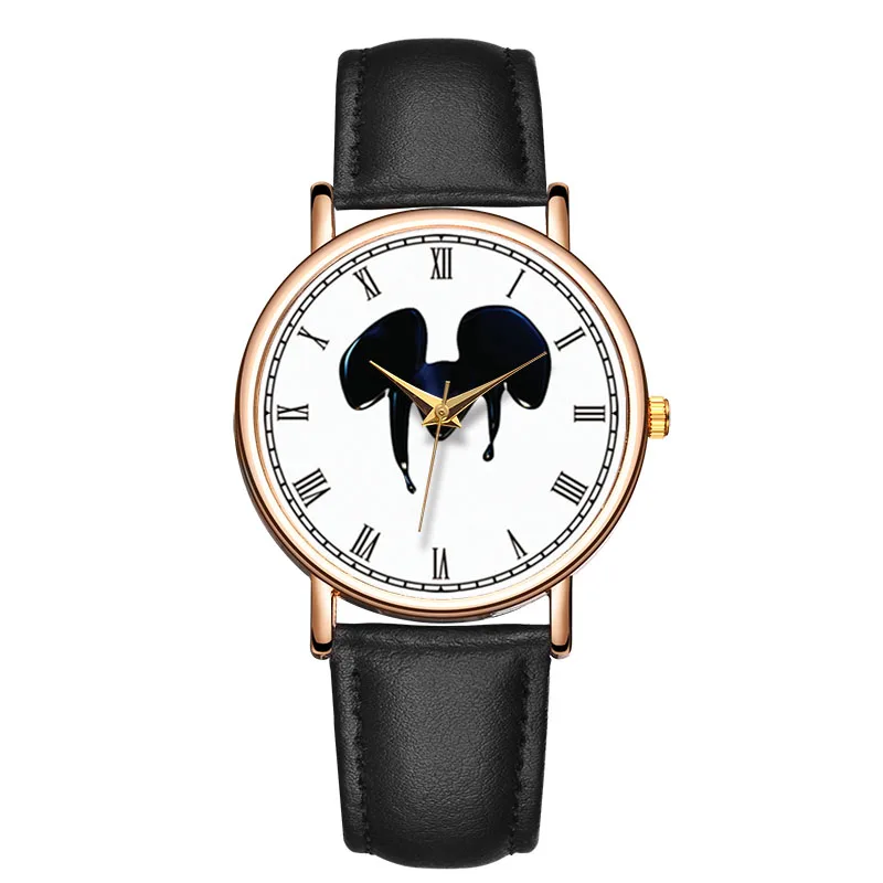 Orologio Al Quarzo Da Donna Di Moda Orologio Da Polso Impermeabile In Vera Pelle Semplice Casual Reloj Mujer Dropshipping