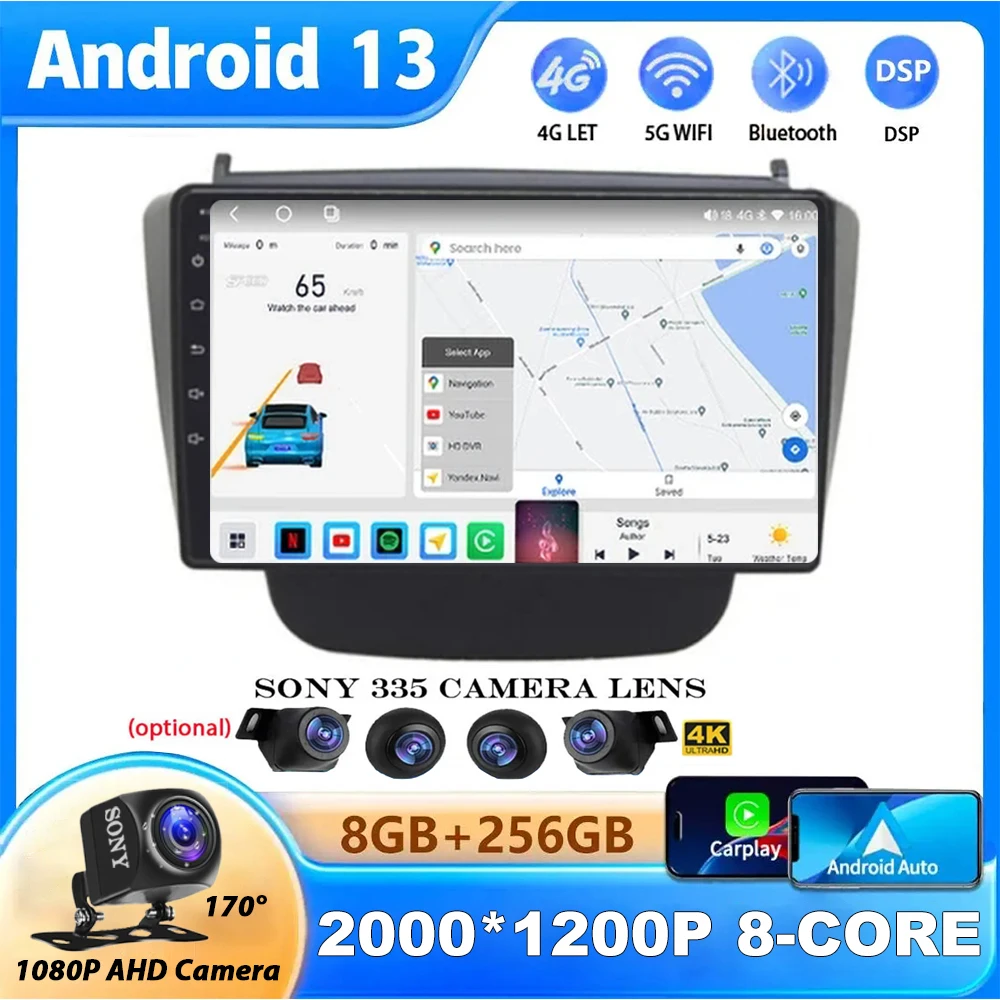 

2K QLED Android 13 For ROVER MG MG5 2007 - 2015 DVD CPU GPS Multimedia Player Navigation HDR Screen No 2Din Wireless Carplay BT