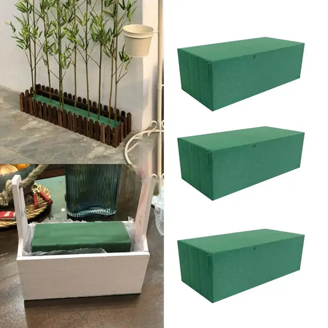 Nagyszerű Széles Körben Alkalmazható Virághab Blokk Véletlenszerű Vágás Kerti Kézműves Virág Elrendezése Tartsa A Nedvességet - Image 6