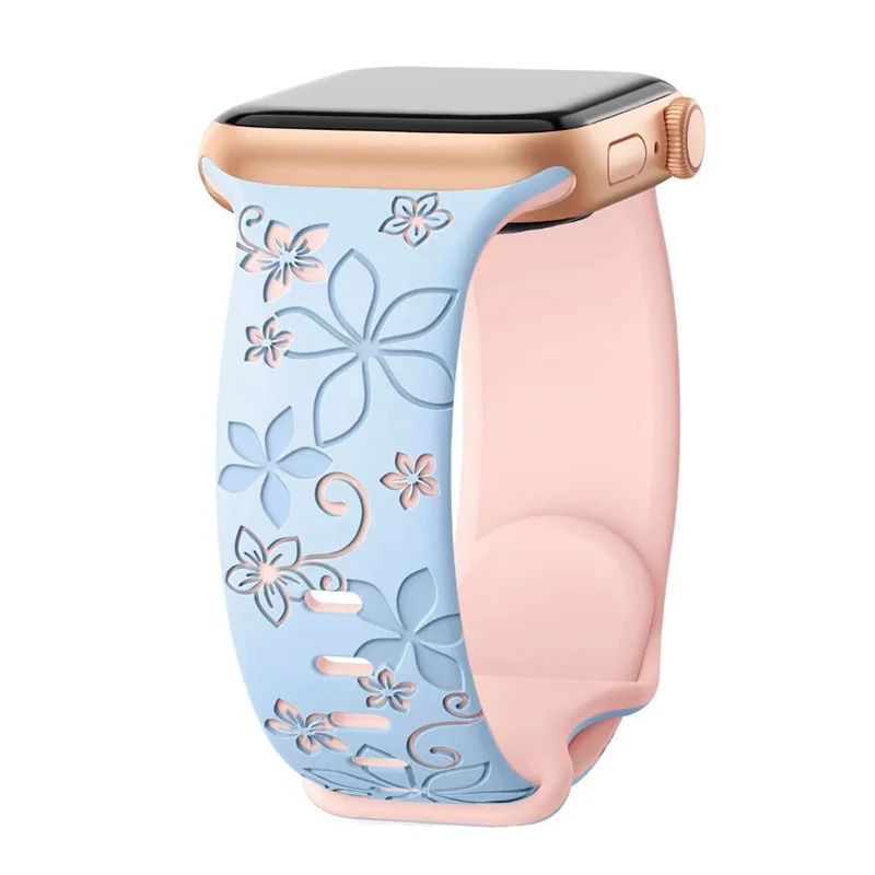 حزام منقوش لساعة أبل للنساء باند 40 مللي متر 44 مل...