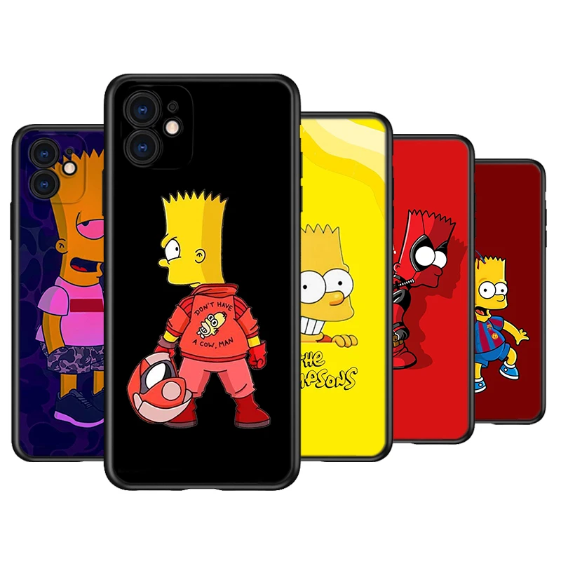 The Simpson Boys Silicone Cover For Apple Iphone 13 12 Mini 11 Pro Xs Max Xr X 8 7 6s 6 Plus 5s Se Phone Case Coque Mobile Phone Cases Covers Aliexpress