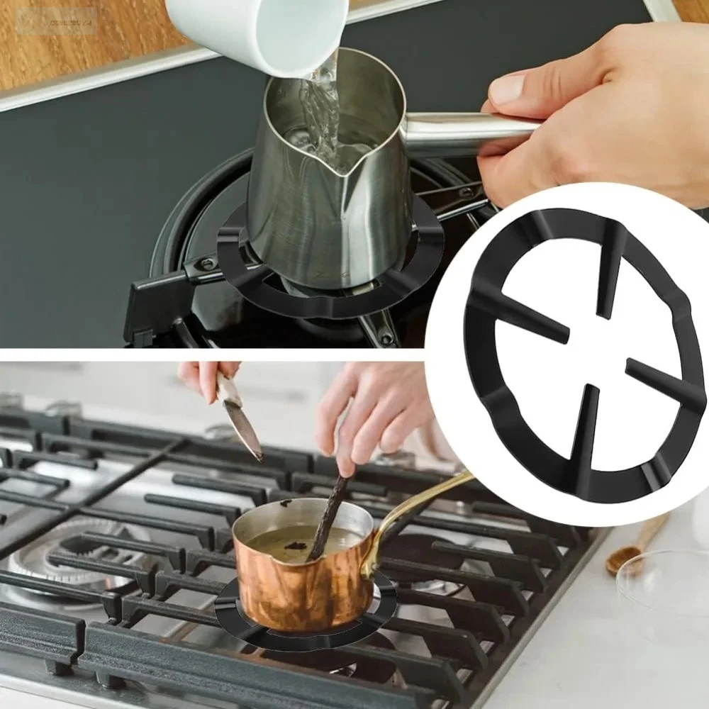 Stove Stand 1 Pack Small Stove Stand Gas Wok Ring Stainless Steel Moka Pot Stand Coffee Pot Round Burner Cookware Cooking Accessories