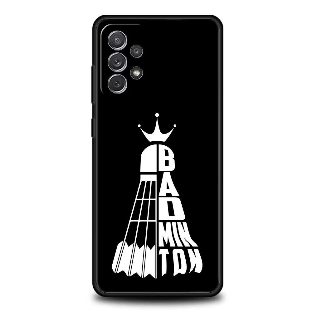 Badminton-Themed Protective Phone Case Cover