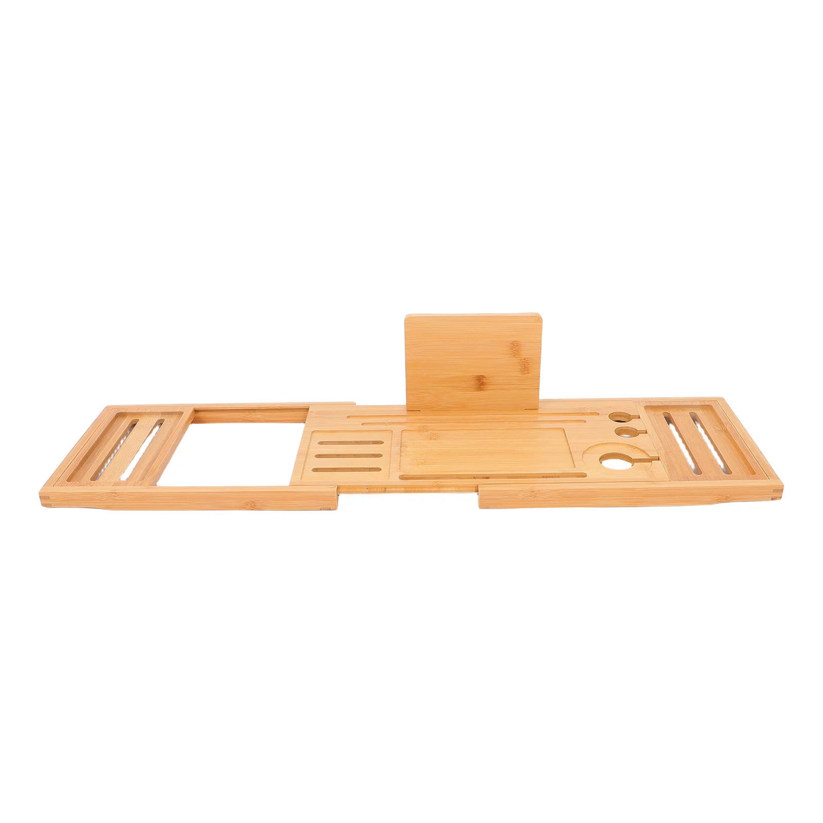 Bathtub Rack Bamboo Table Trays for Storage Organizer Accessories Bathroom Countertop Spa Desk