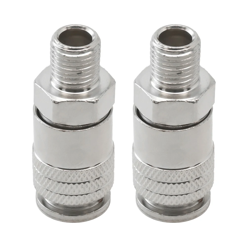 

Connector Pneumatic Fitting Parts Quick Connector Replacement Spare 2pcs 53mm Accessories Assembly EU Standard