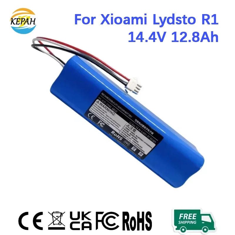 Rechargeable Battery for Xiaomi Lydsto R1 Viomi S9 Roidmi Eve Plus neabot Q11 SYB2 Robot Vacuum Cleaner for Rechargeable Battery Vacuum Cleaner Battery Battery Replacement
