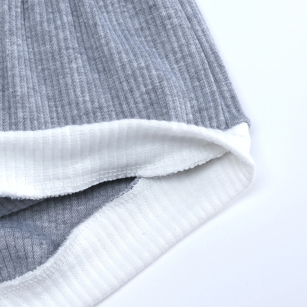 2026 Sommer Kleinkind Jungen Mädchen Kleidungssets Einfarbige Baumwolle Kurzarm-Oberteile + Shorts mit Elastischem Bund Säuglingsset Neugeborenen-Outfits – Detail 13